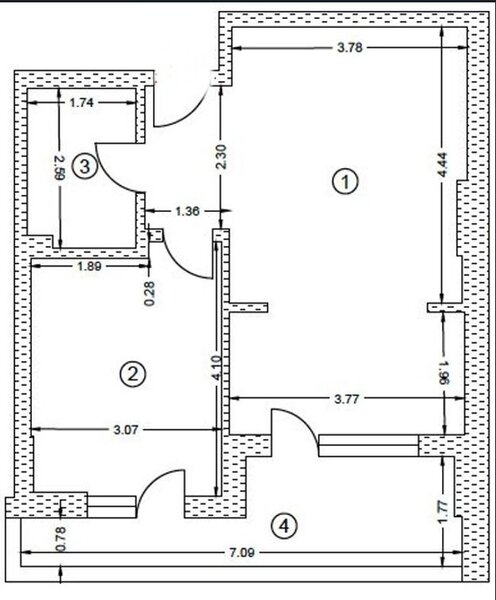 Ilfov 2cam. tip studio mob-util complet, totul nou